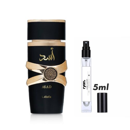 Lattafa Asad EDP 5ml Decant (75 Sprays)
